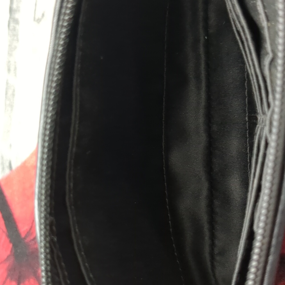 Coach Nylon With Leather Trim Wristlet - Picture 8 of 9